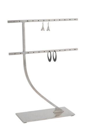 Porte Boucles d’Oreille Inox brossé AD609